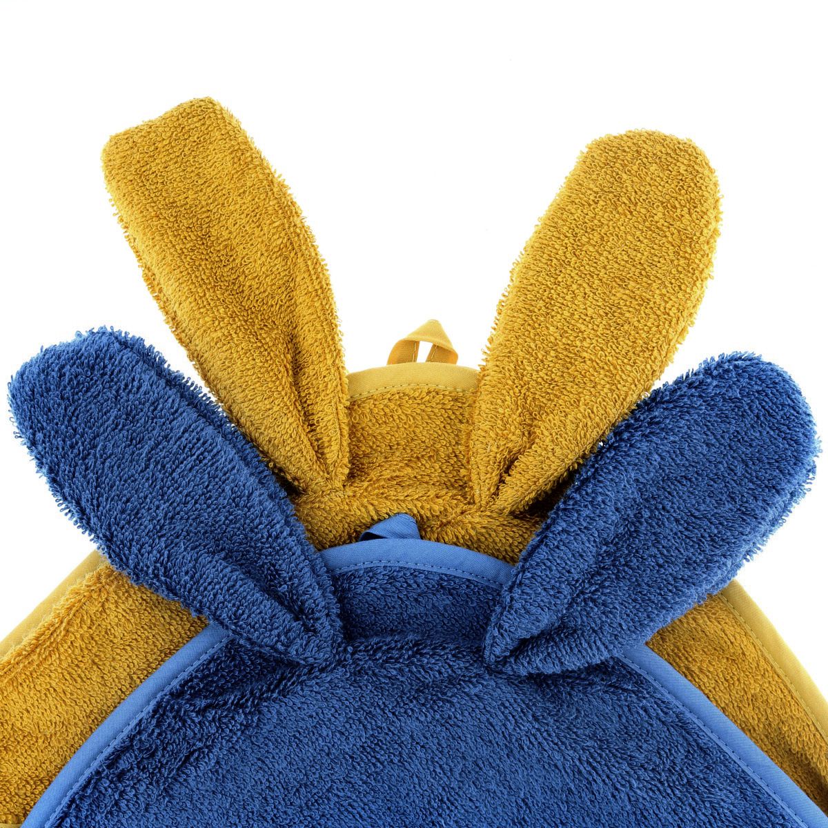 Cape de bain lapin moutarde