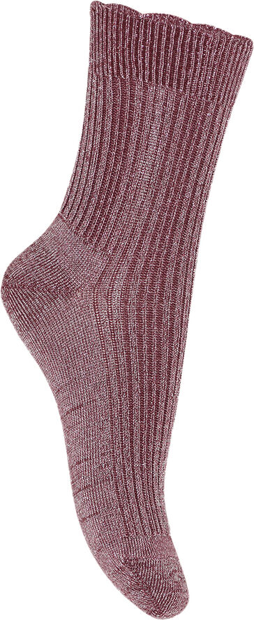 mpKids Celosia glitter socks Maroon