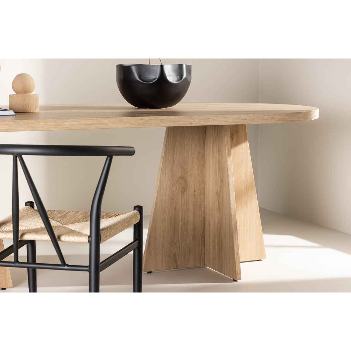Eettafel Vonge 230x115 cm licht eiken