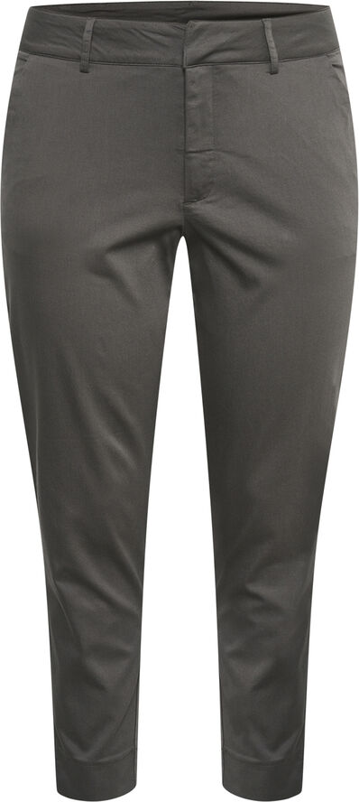 Kaffe Curve KCleana Chino 7/8 Pants Dark shadow