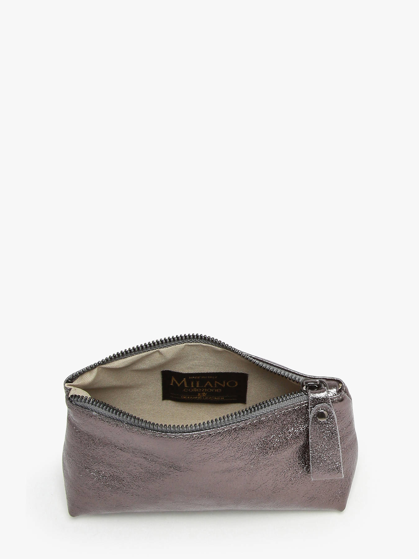 Trousse zippe Nine cuir MILANO