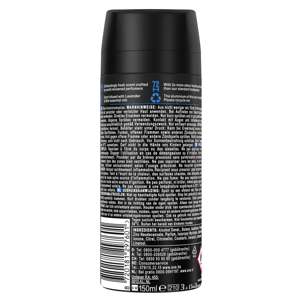 Blue Lavender premium deodorant bodyspray - 6 x 150 ml