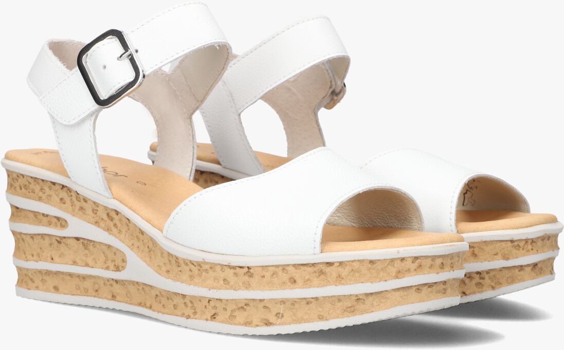 witte gabor sandalen met hak 651