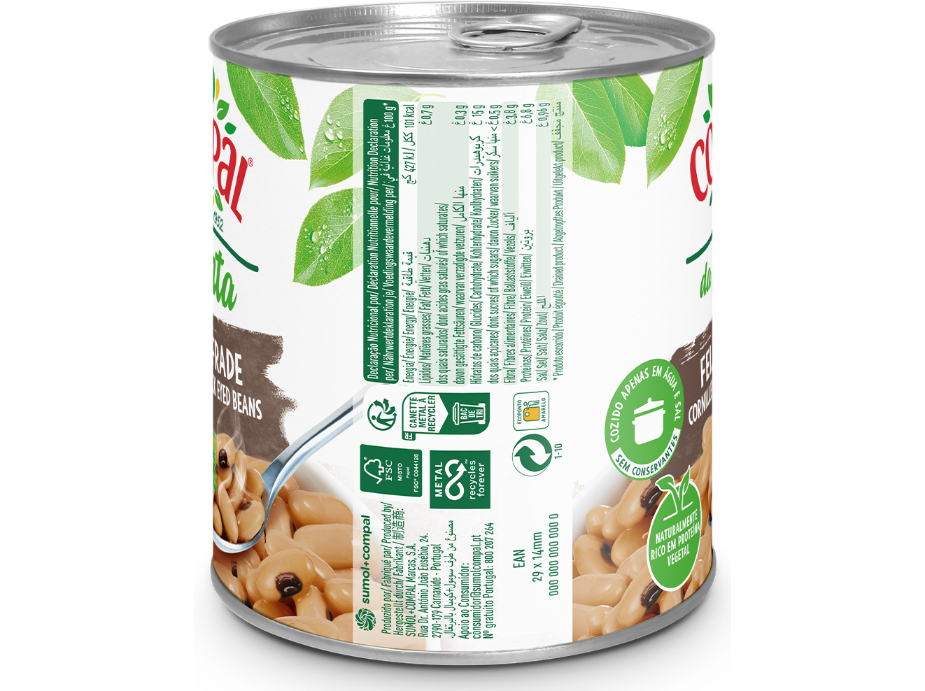 FEIJÃO COMPAL DA HORTA FRADE 845G