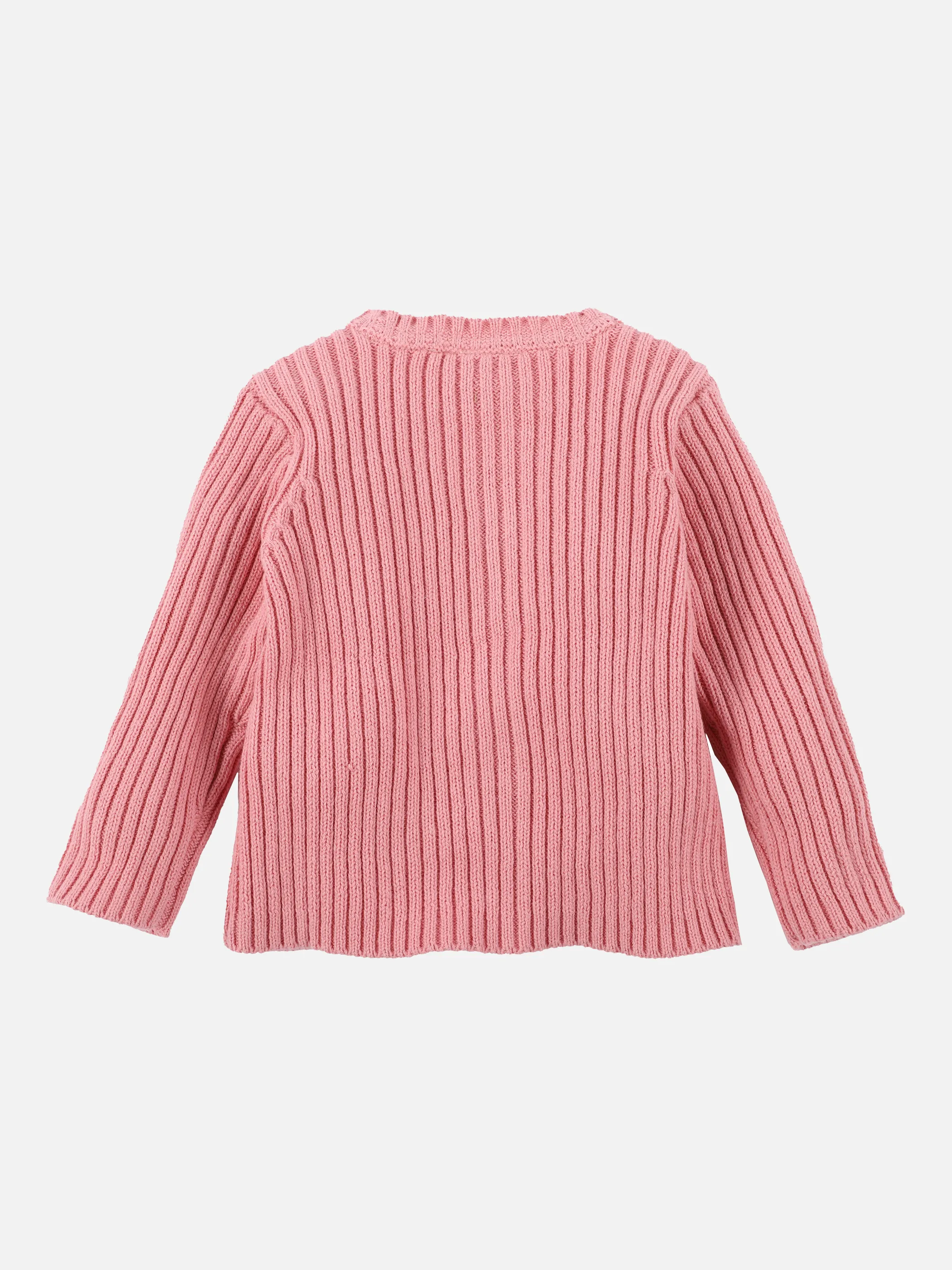 Baby Strickjacke mit Holzknöpfen