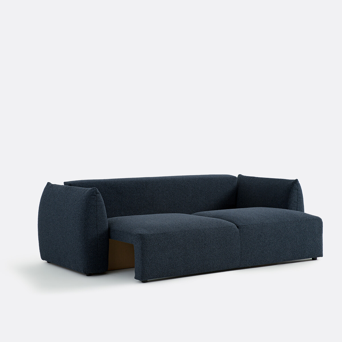 LA REDOUTE INTERIEURS<br>Sofá-cama de 3 lugares em tecido atoalhado fino, Edith