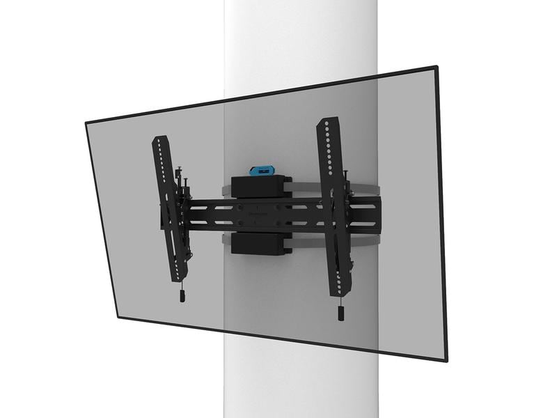 NEOMOUNTS Säulenhalterung WL35S-910BL16 Schwarz Neigbare Säulenhalterung für Flachbildschirme von 40 bis 75 Zoll