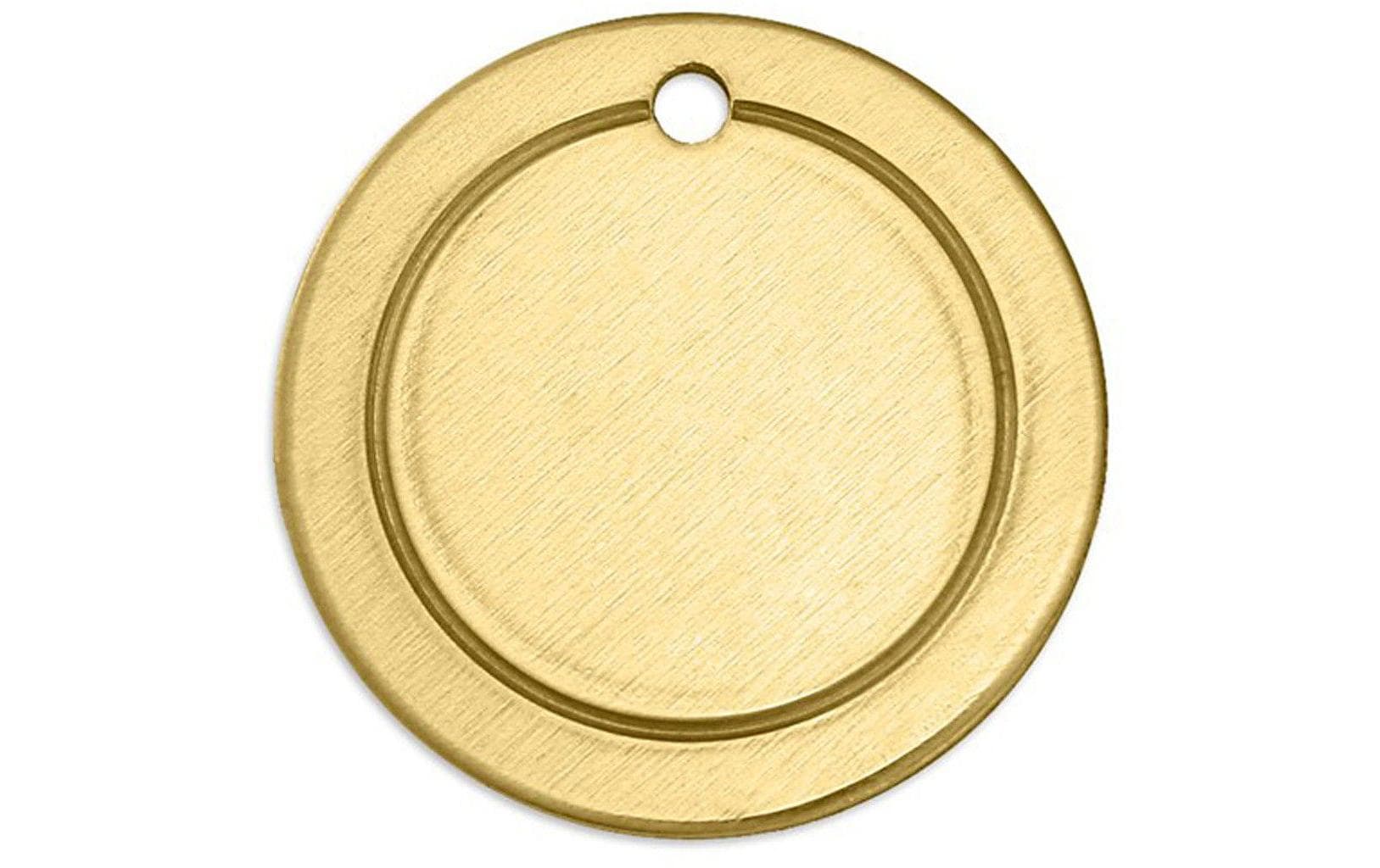 Metall-Anhänger Ø 20 mm 7 StückImpress Art Metallanhänger zum Gravieren