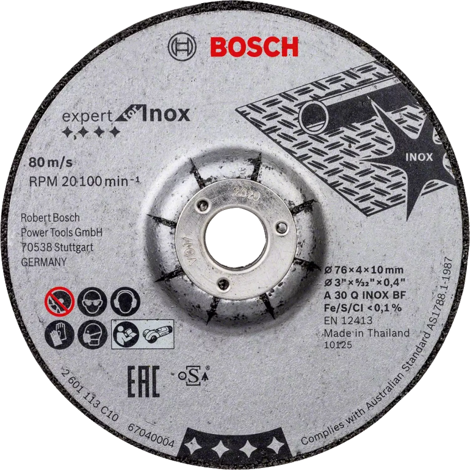 Bosch 061599764G Kit haakse slijper 76 mm