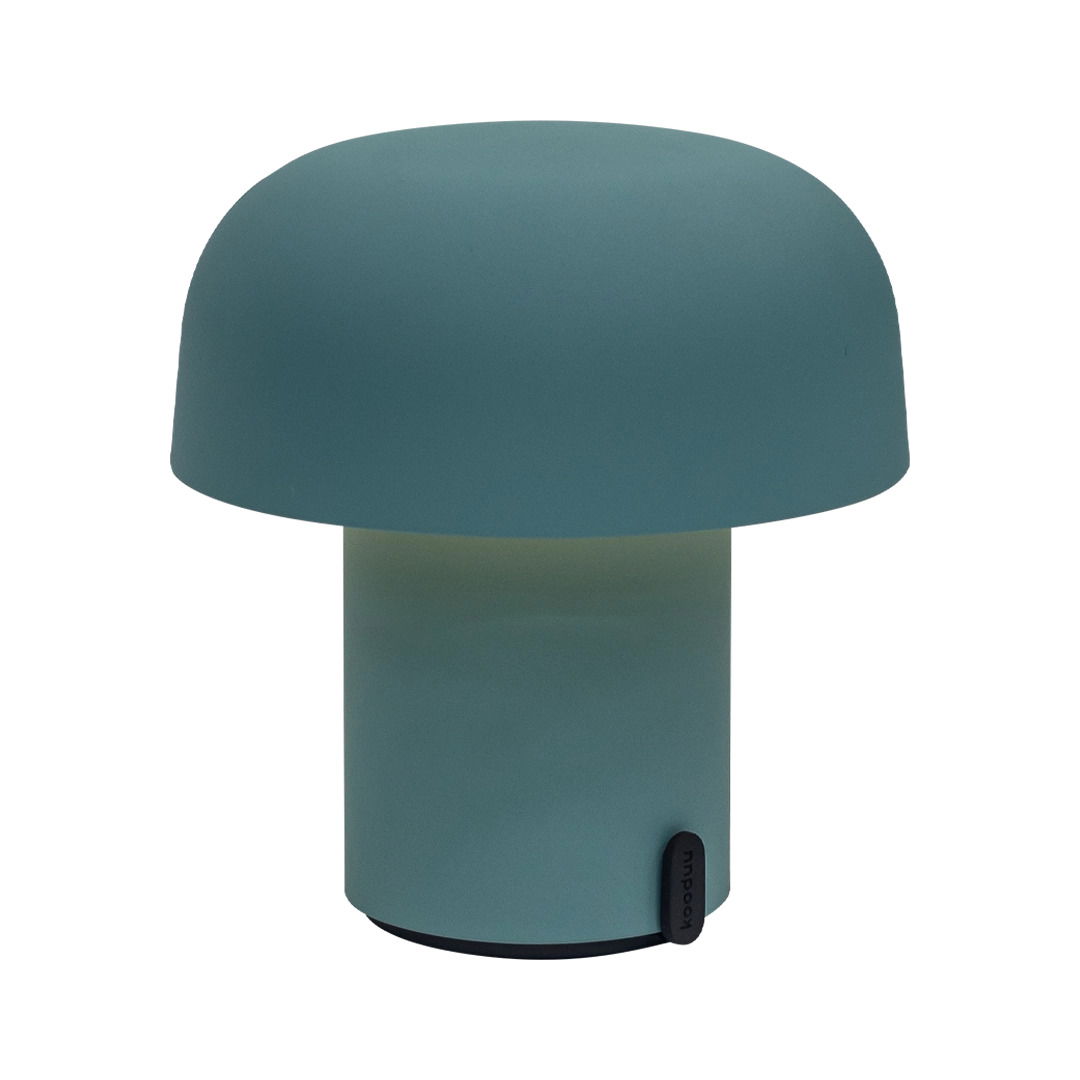 kooduu LED-Akkutischleuchte Smoley Teal SENSA