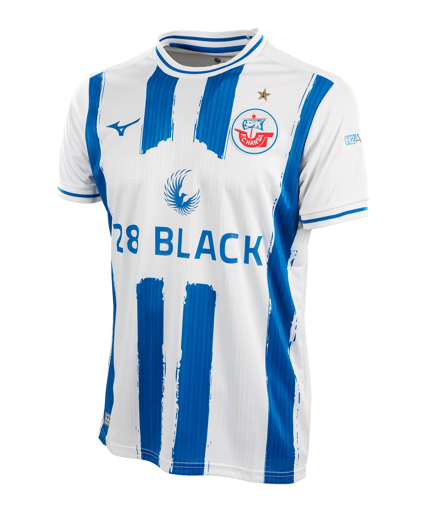 Mizuno Hansa Rostock Trikot Away 2024/2025 Kids Weiss F01