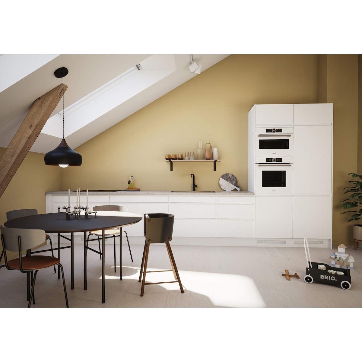 Epoq Integra toppskuffefront til kjøkken 30x35 (kritt)