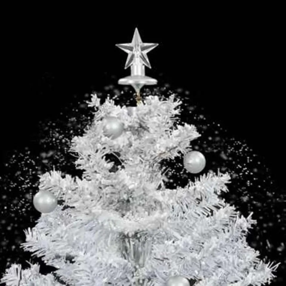vidaXL - Sneeuwende Kerstboom - Wit - 75 x 60 cm