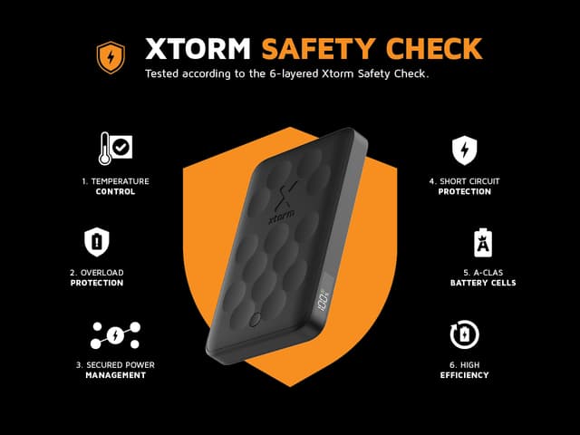 Xtorm FS5W051 Magnetisk trådløs powerbank (midnatssort)