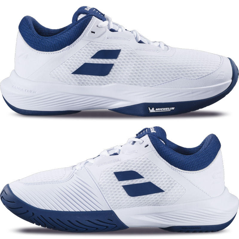 Babolat SFX 4 All Court blanche - Chaussure de tennis large et confortable