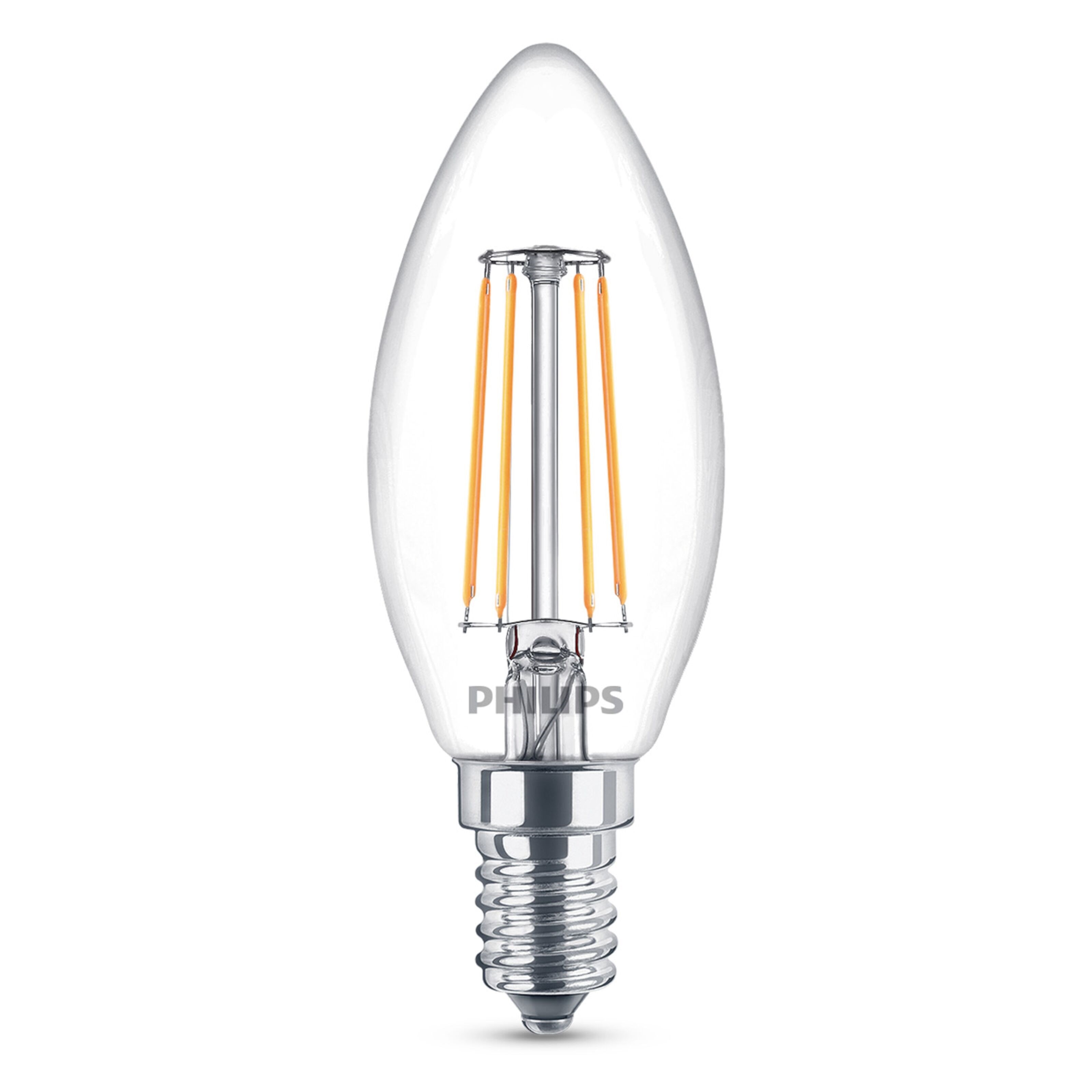 Philips LED-pære Mignon LED E14 470 lm 3-pk.