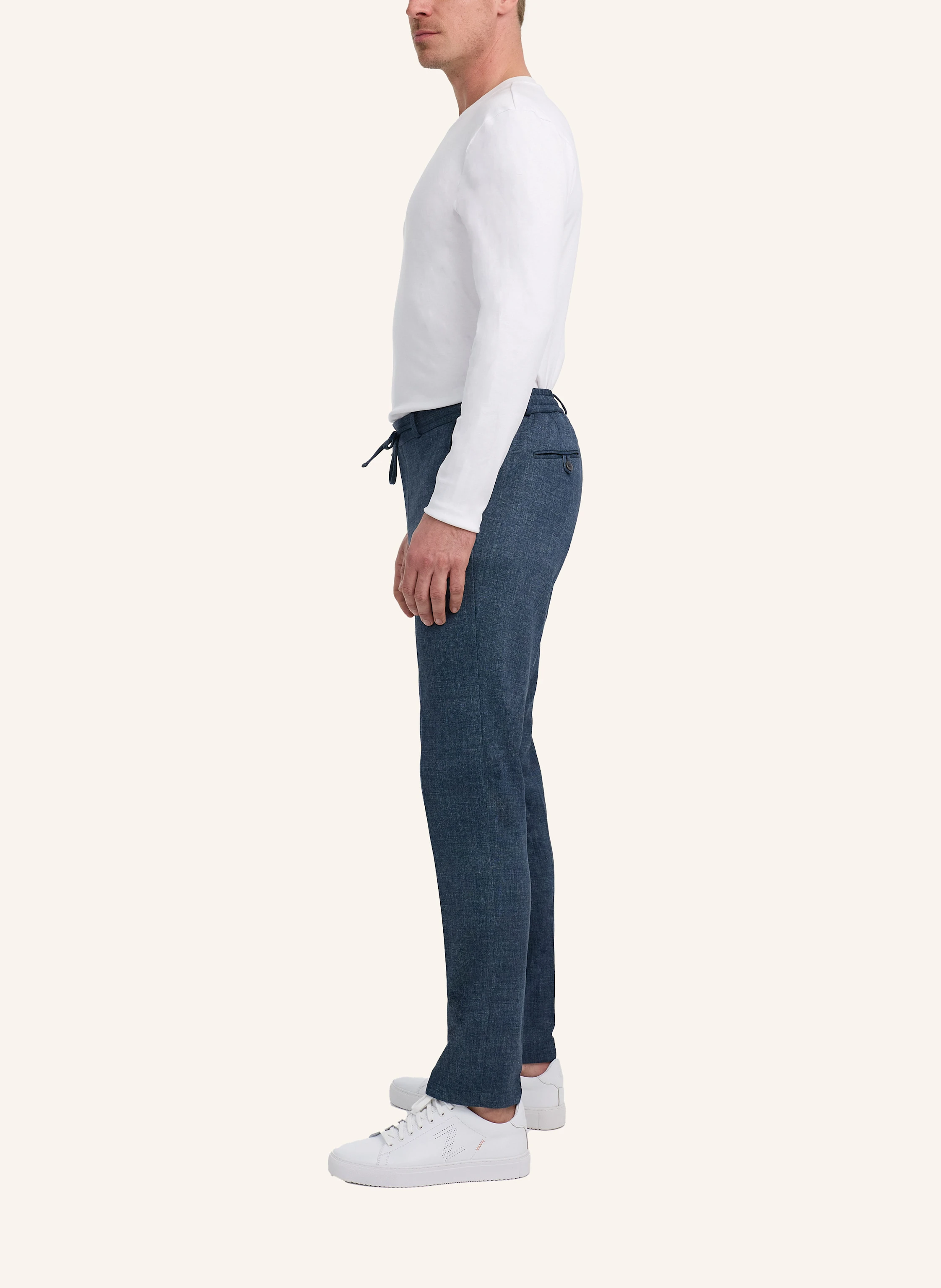 ZUITABLE Anzughose DISPARTAFLEX Slim Fit aus Jersey