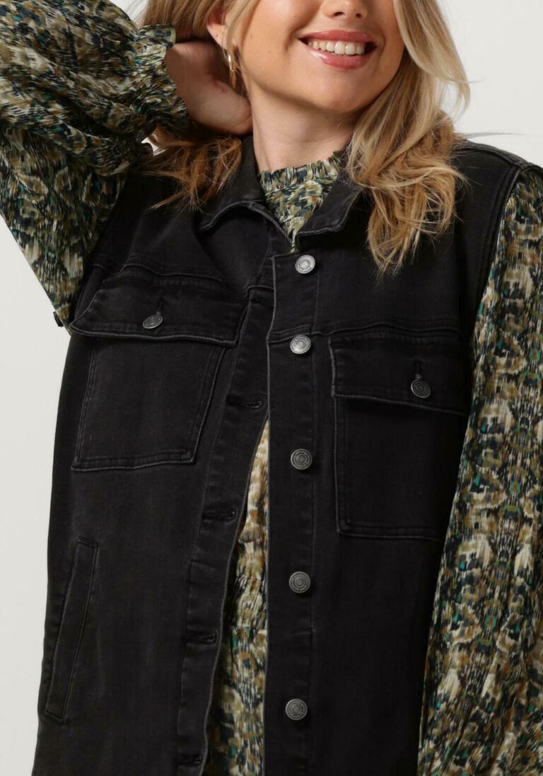 CIRCLE OF TRUST zwarte circle of trust gilet james denim gilet