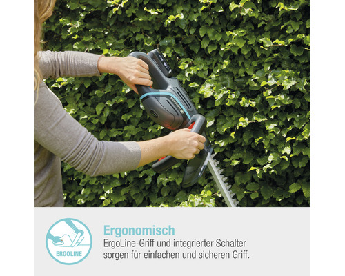 GARDENA P4A HS ComfortCut 50/18V accu-heggenschaar zonder accu en lader