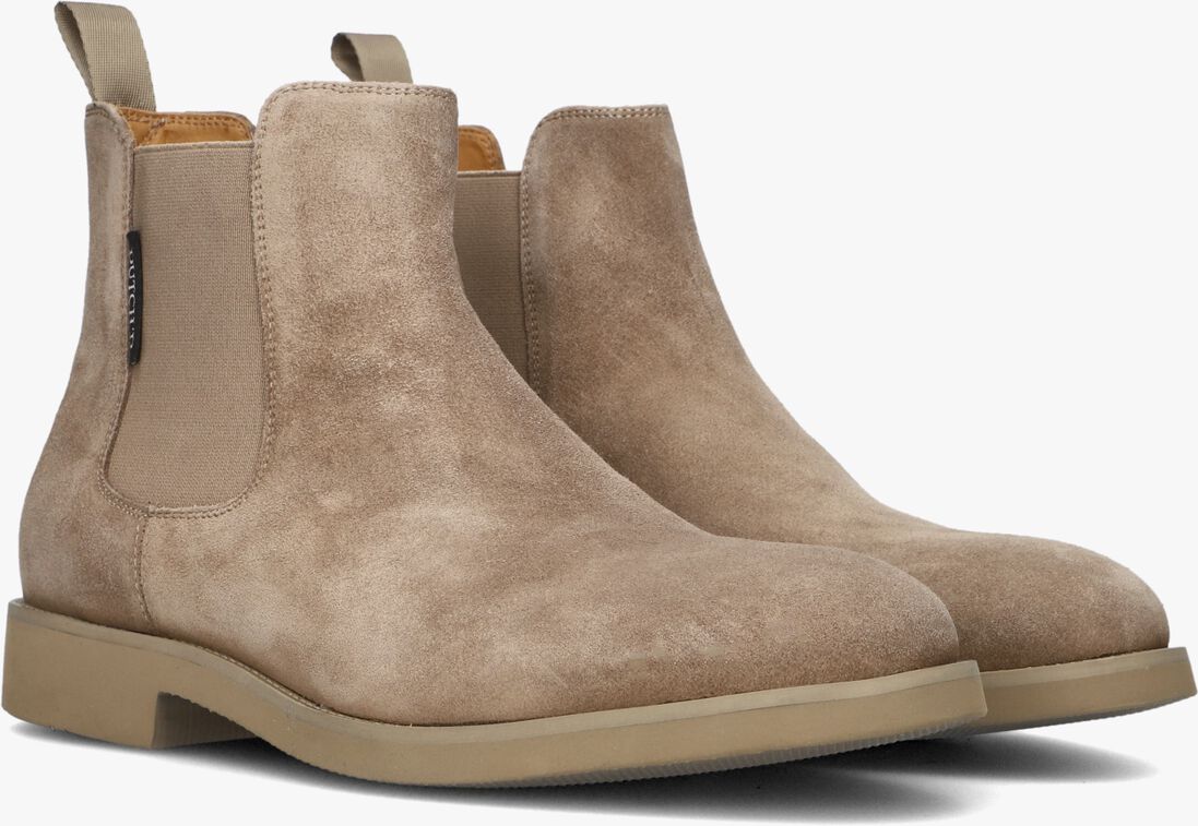 DUTCH\\'D beige dutch'd chelsea boots chelsea boot