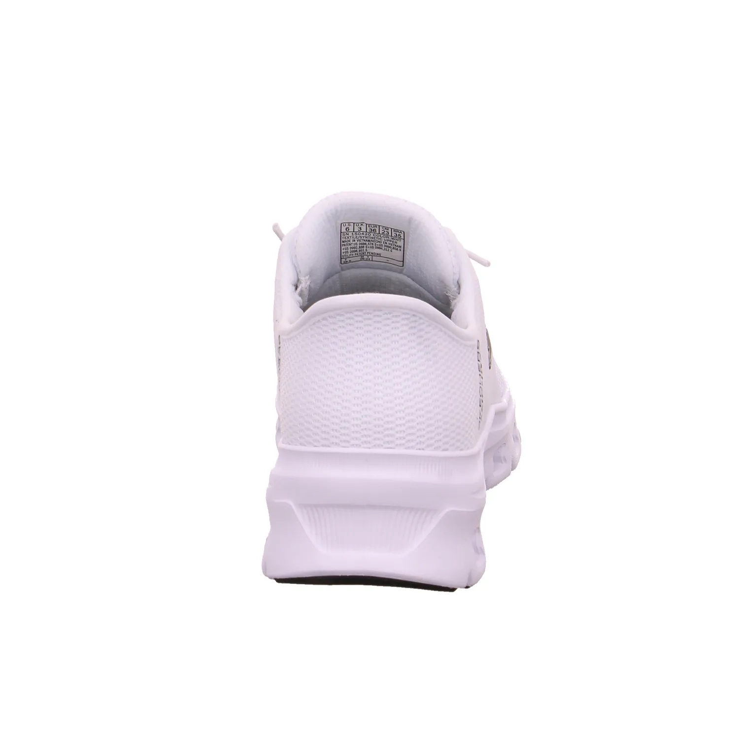 SKECHERS Sneaker Weiss Textil