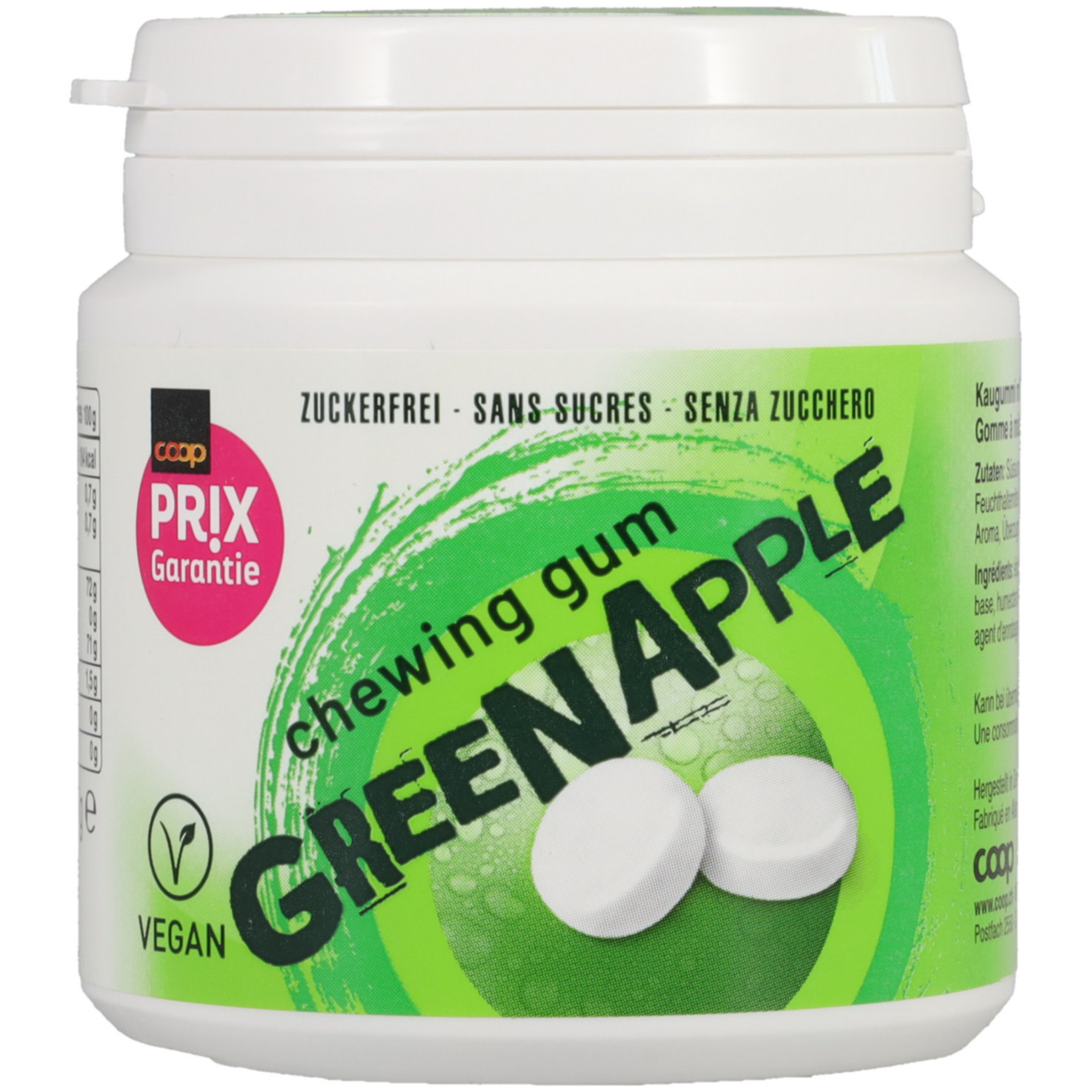 Prix Garantie Round Gum Green Apple