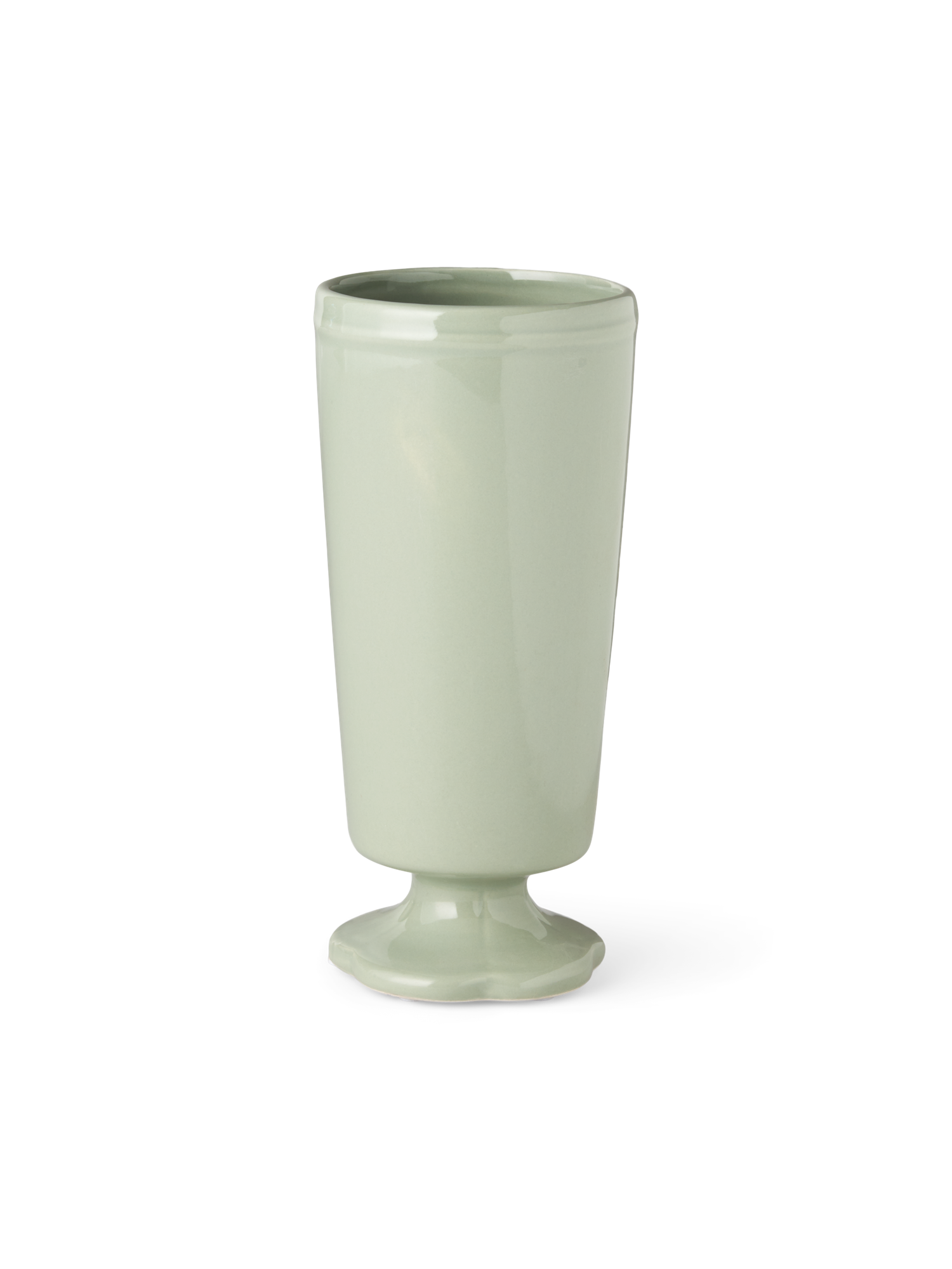 Vase | Keramik. Ø9,3 x 19 cm. | Dusty Green