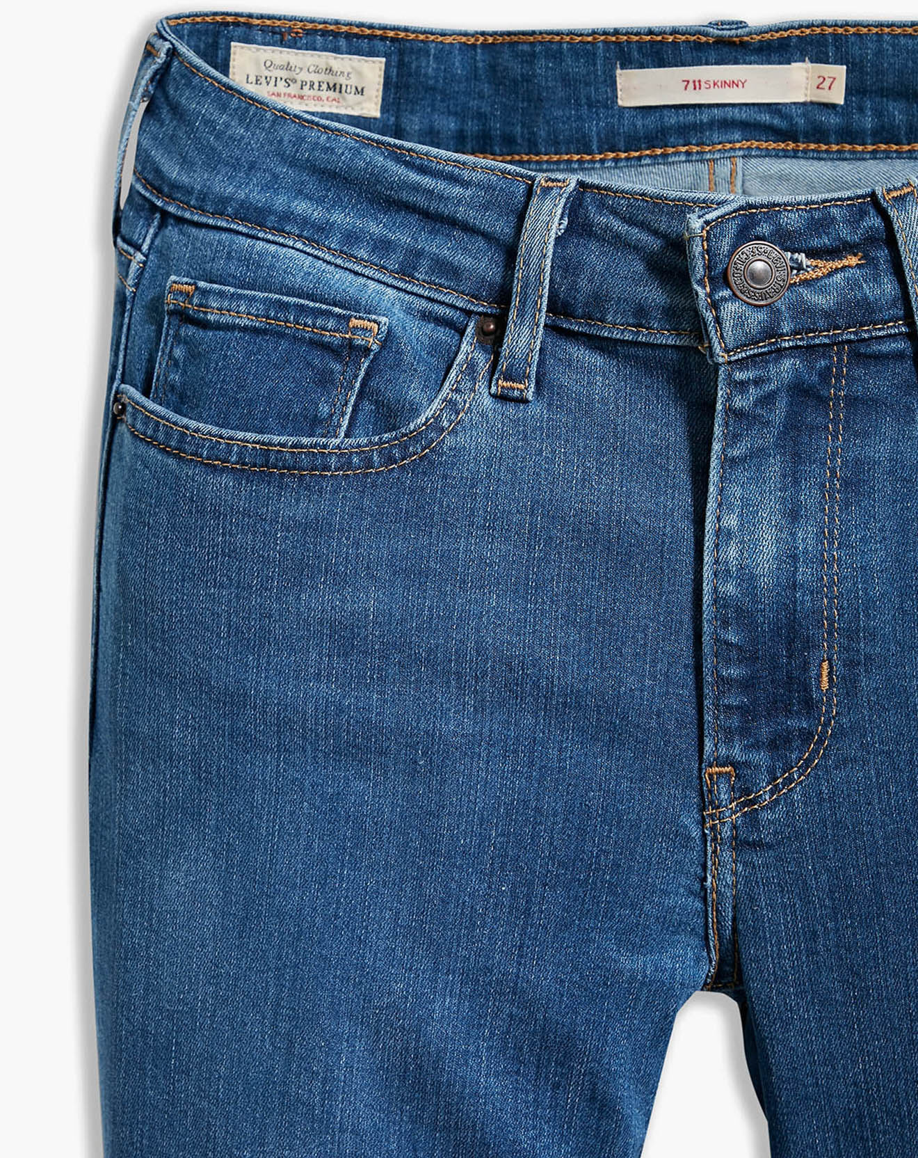 Levi's® Jean 711 Skinny sculpt Bogota Way bleu