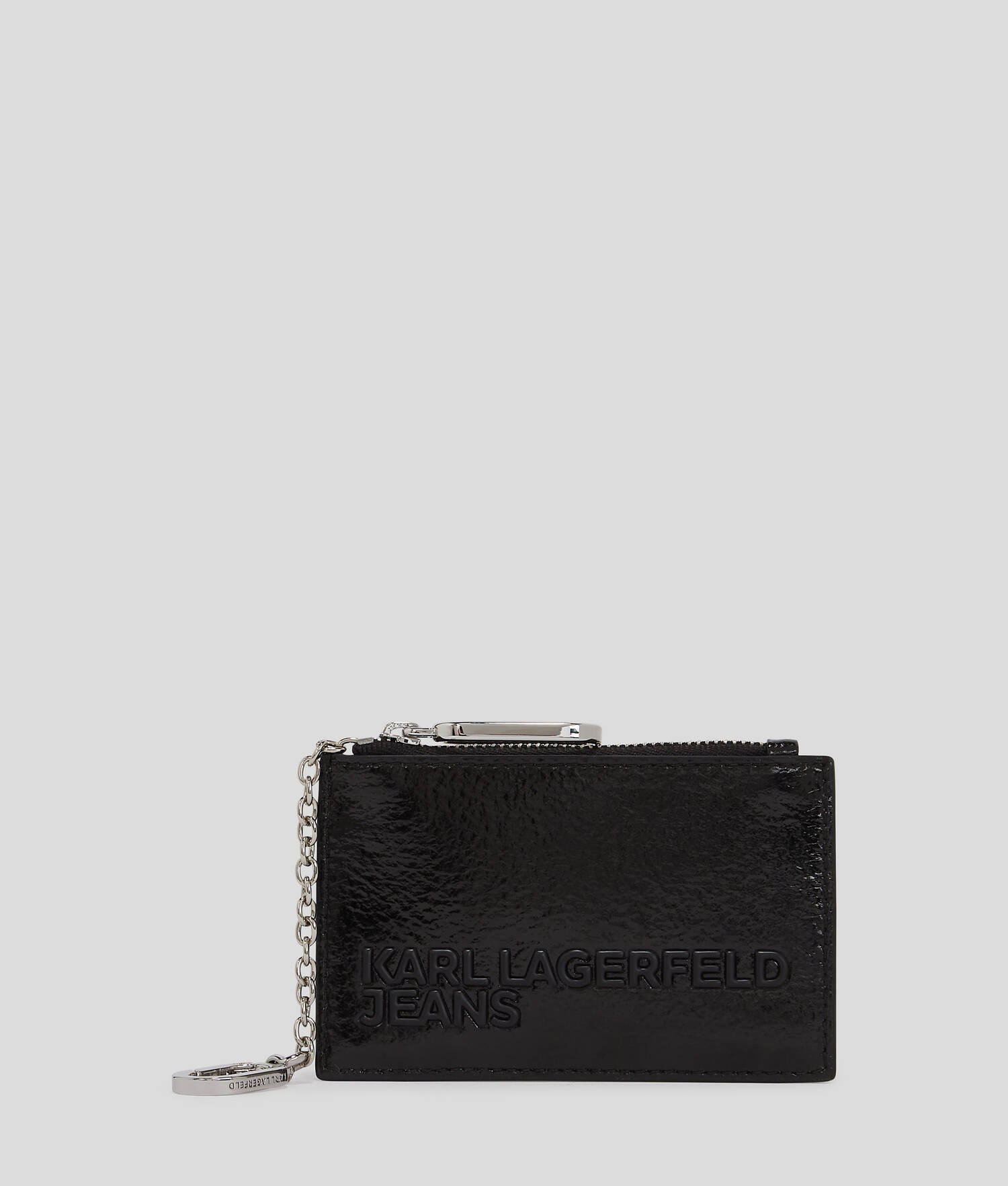 PORTE-CARTES EN SIMILI CUIR - Noir