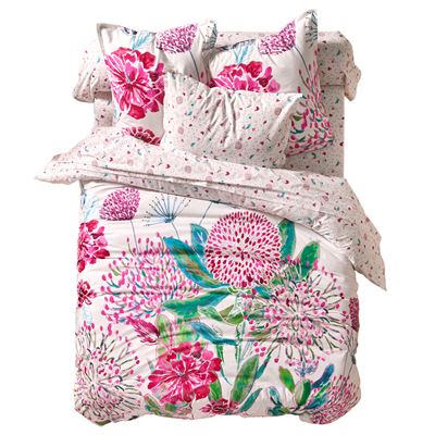 Linge de lit fleurs des tropiques