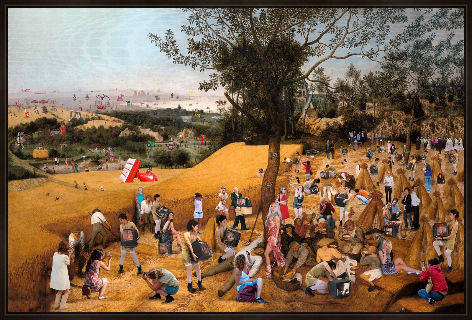The Harvesters, Brueghel by Lluis Barba Cantos - Limited Edition. Edition of: 100. Signed.