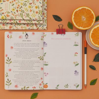 Agenda Green by Julie Adore - 1 jour par page - 12 x 17 cm - bleu - Exacompta