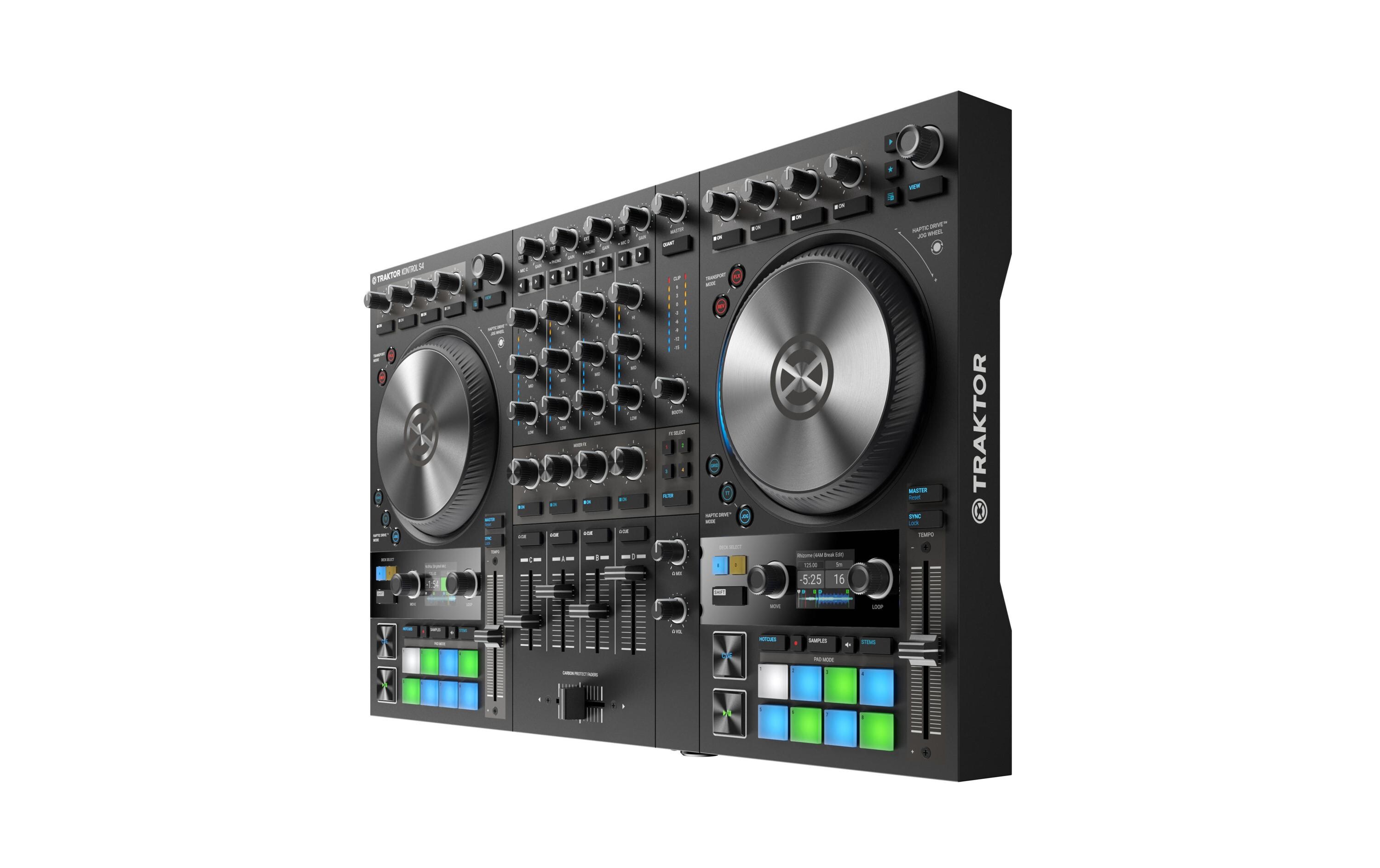 DJ-Controller Traktor Kontrol S4 MK3<br>4-Kanal DJ-System mit «Haptic Drive»
