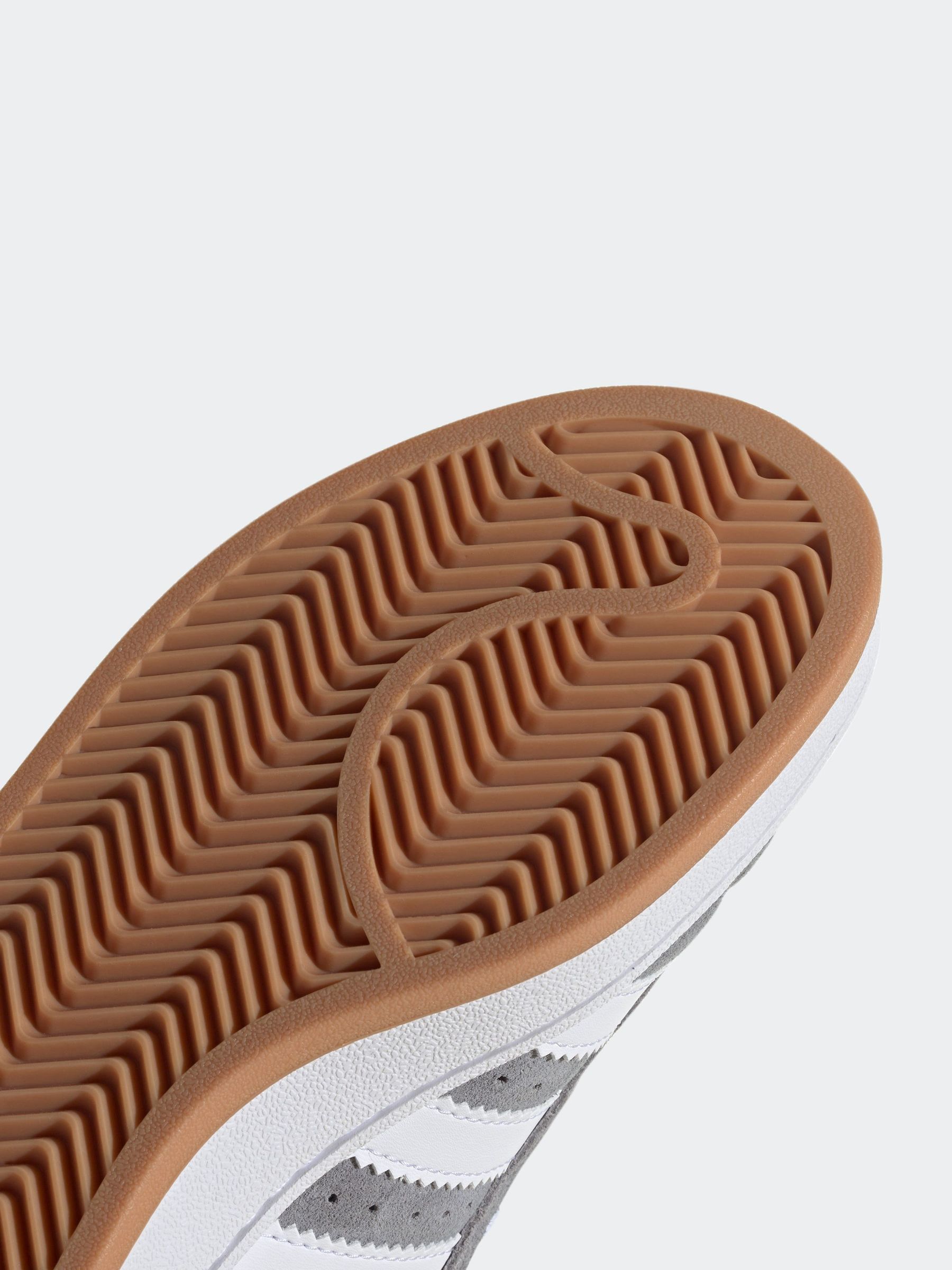 Grijs/wit - Adidas Originals Campus 00s Lace Junior sneakers