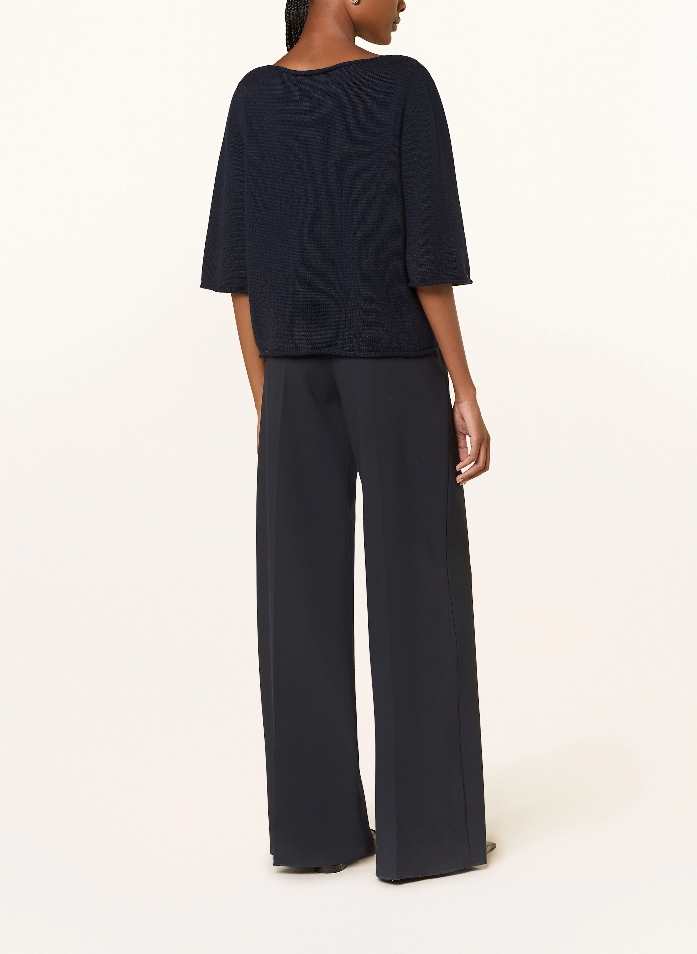 ALLUDE Pullover mit 3/4-Arm und Cashmere