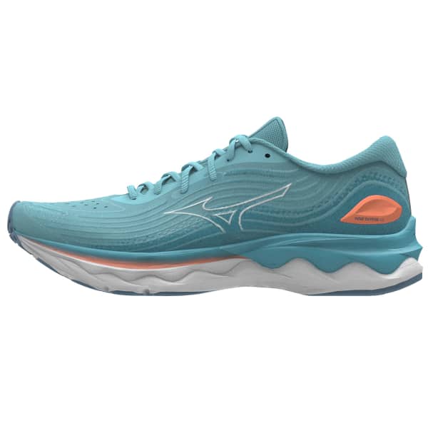 Chaussure running MIZUNO WAVE SKYRISE 4 W ANTIGUA SAND/WHITE/LIGHT ORANGE