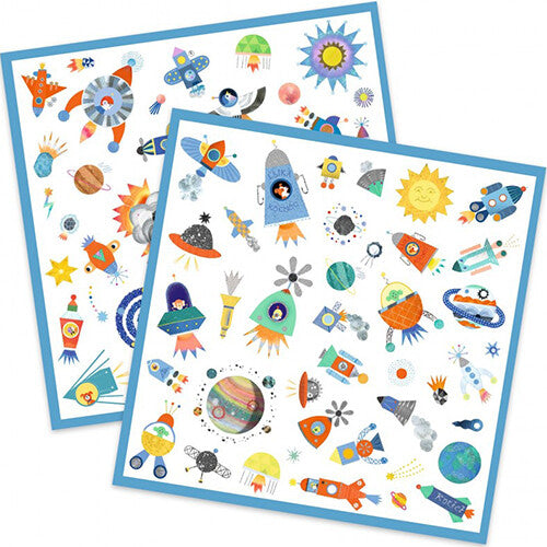 Djeco stickers ruimte - 160st