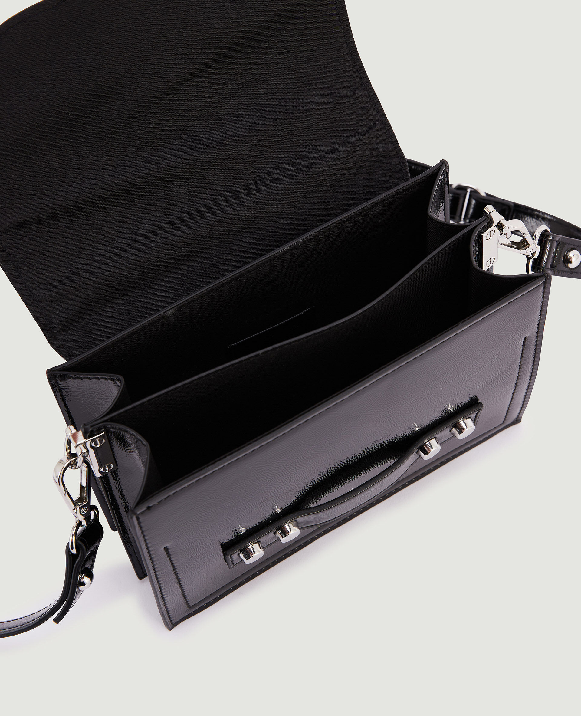 Sac boxy avec clous - Noir