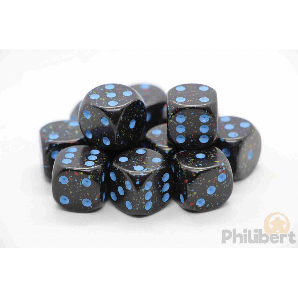 Set de 12 Dés 6 Faces Speckled