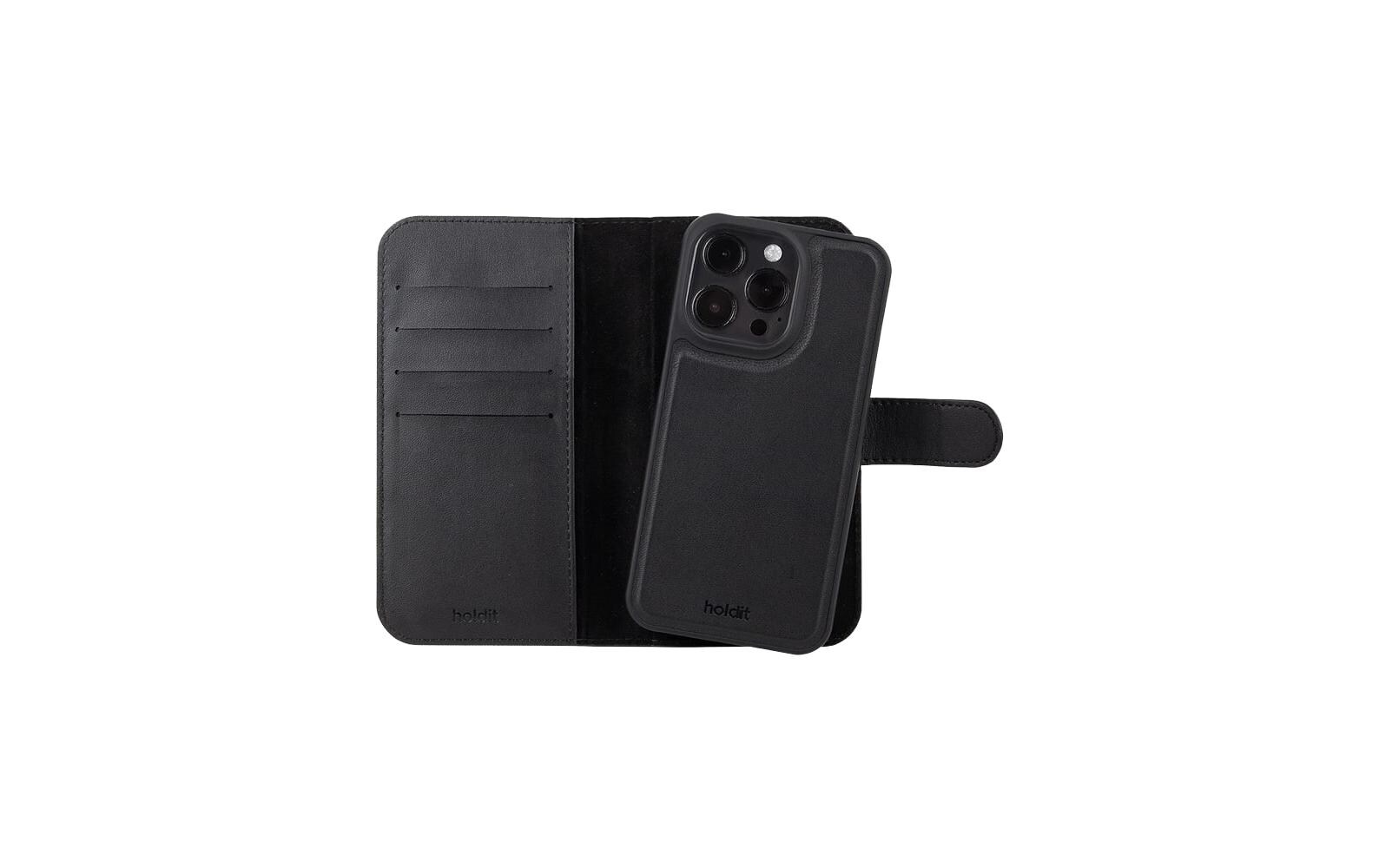 Book Cover Mag iPhone 16 Pro SchwarzSchutzhülle für das Apple iPhone 16 Pro