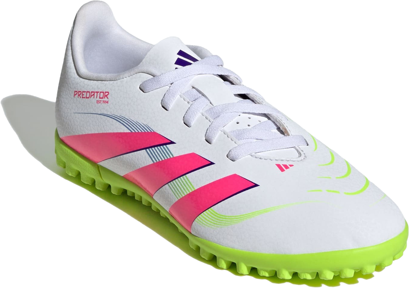 Predator Club TF Junior Cloud White/Lucid Pink/Lucid Lemon