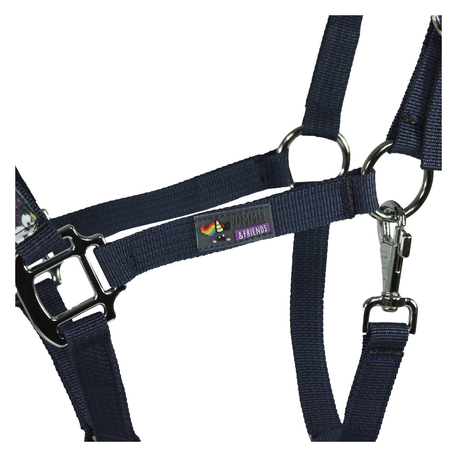 EQUEST Halfter Uno Plus PUMMEL & FLECKI  - navy