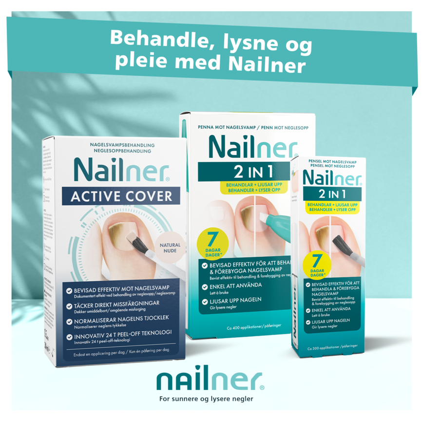 Nailner Active Cover mot neglesopp 30 ml