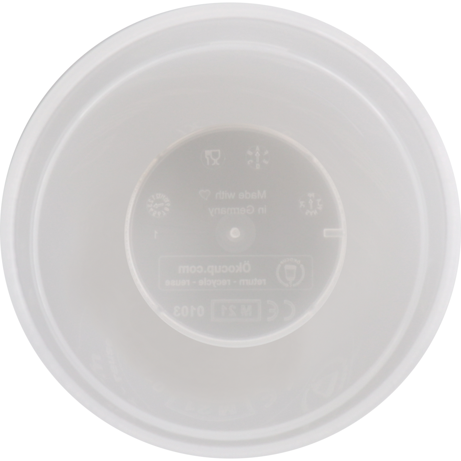 ÖkoCup, Beker, PP, reusable, 300ml, transparant