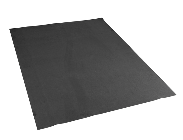 BODENSCHUTZMATTE für Hometrainertraining und Werkstatteinsatz  schwarz  1250x1650x4mm