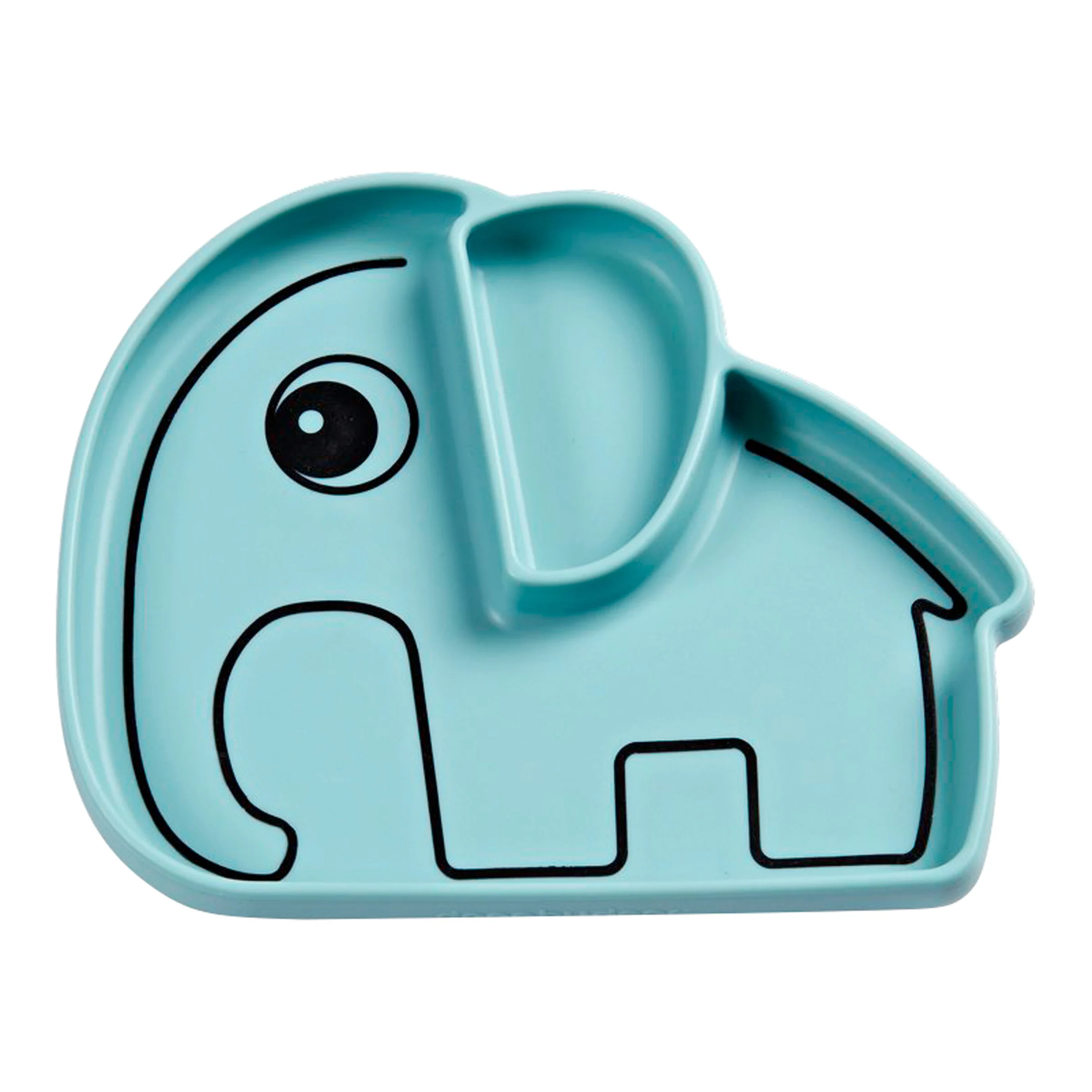 Done by Deer Esslernteller Silikon Elefant Elphee blau