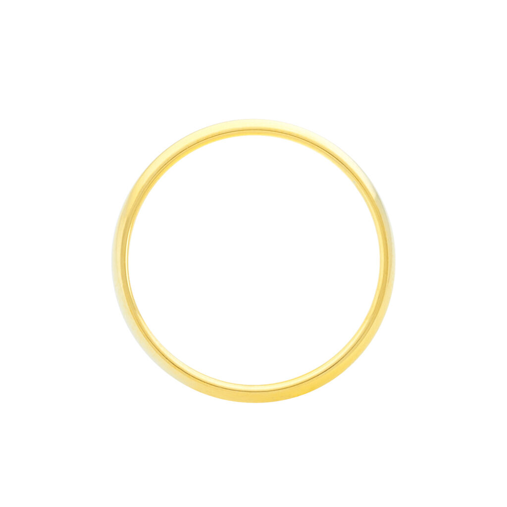 Alliance Isaac Demi Jonc Confort Or Jaune