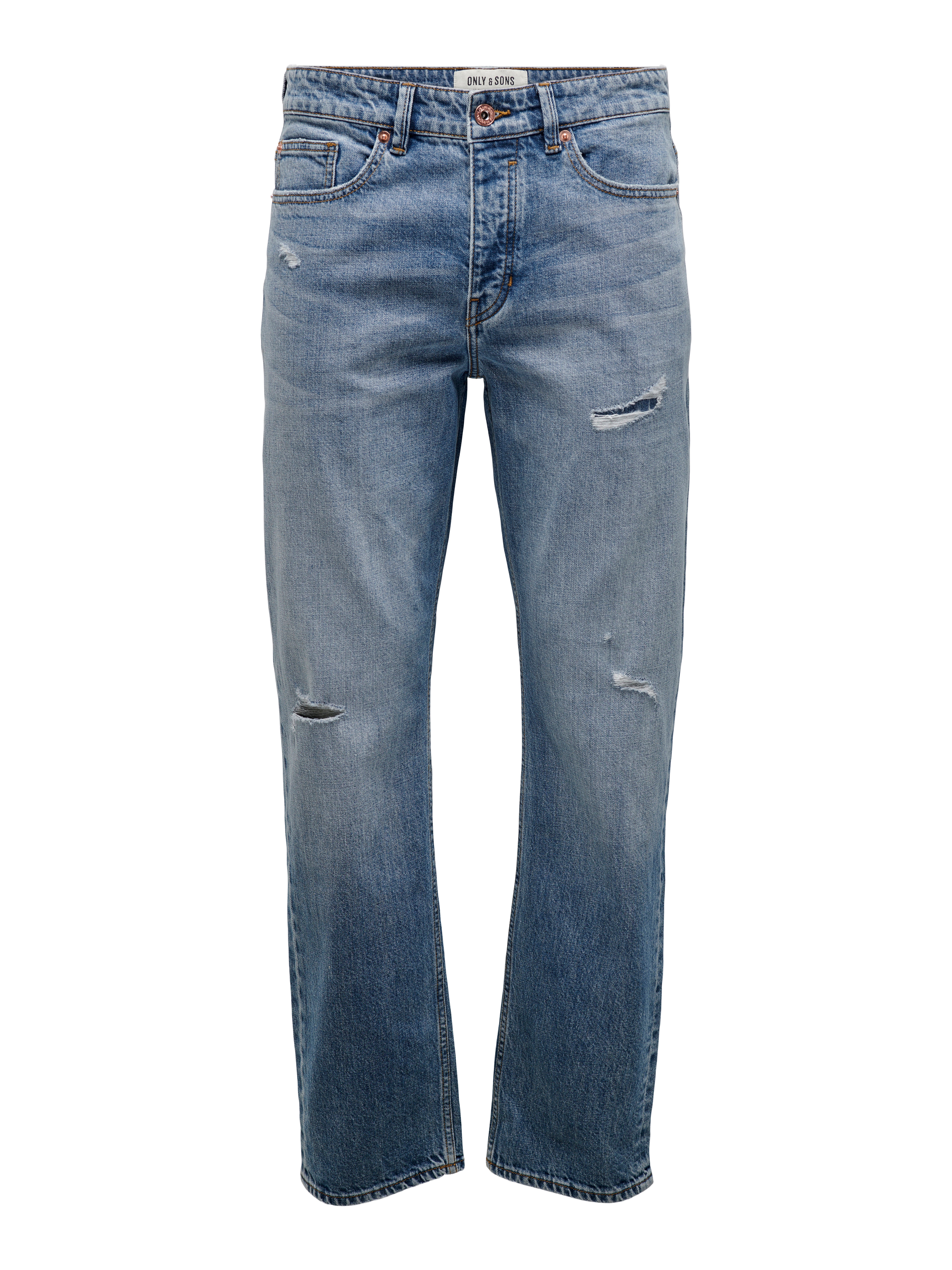 ONSEDGE Mittlere Taille Locker geschnitten Jeans Medium Blue Denim