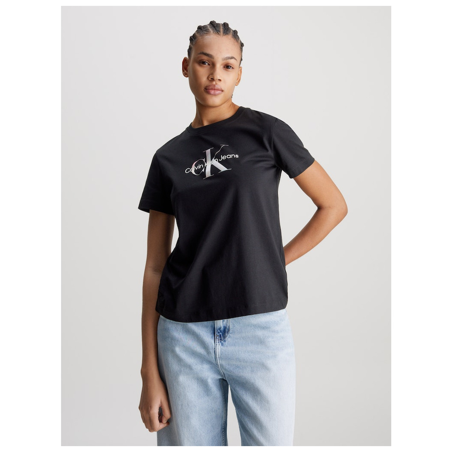 CK Jeans DIFFUSED MONOLOGO REGULAR TEE