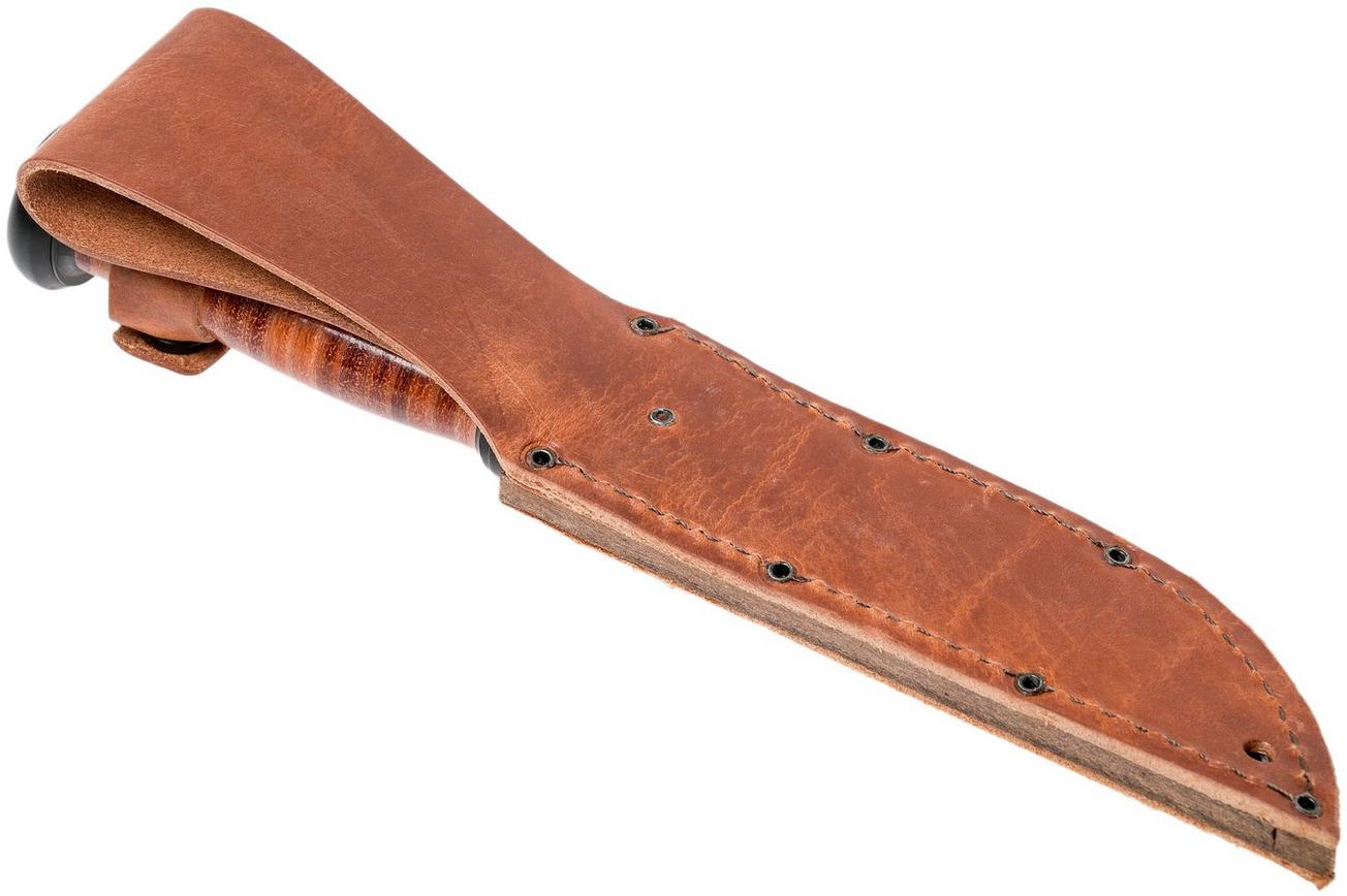 KA-BAR Mark I USN 2225 Leather vaststaand mes
